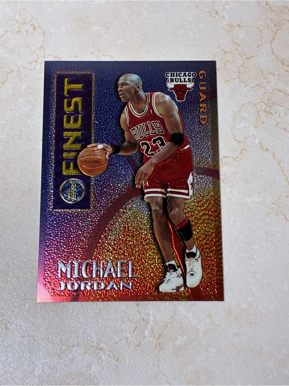 SOLD!!   Michael Jordan Chicago Bulls Topps Finest Mystery #M1 - Picture 2 of 7
